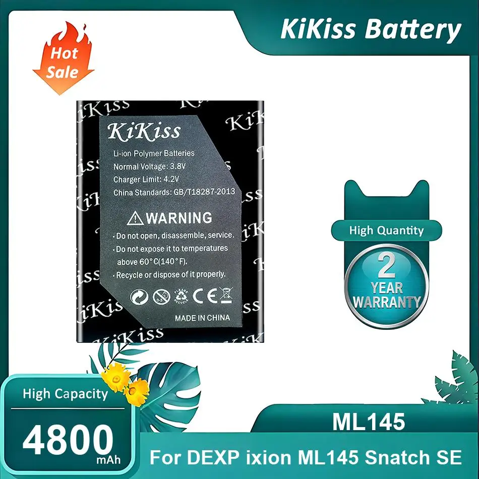 Совершенно новая батарея для мобильного телефона DEXP ixion ML145 Snatch SE, ML145, 4800 мАч