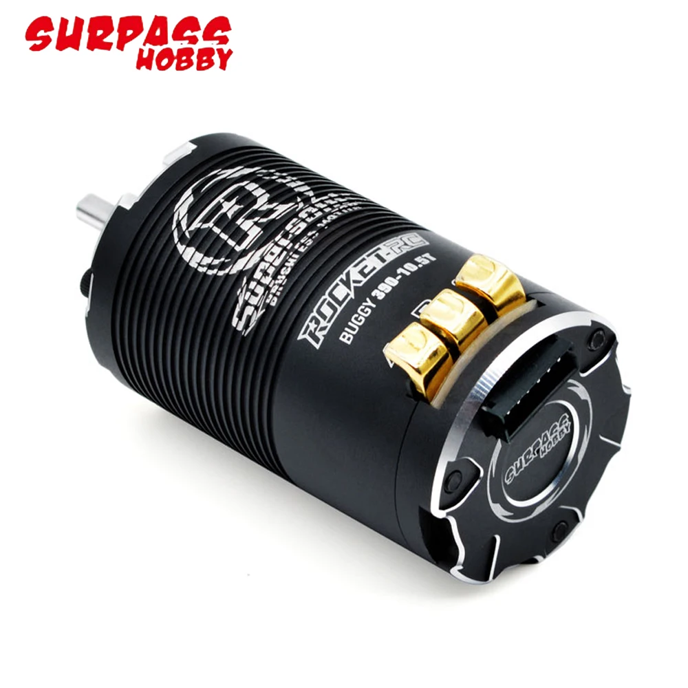 Surpass Hobby Rocket Supersonic 390 8.5T/10.5T/13.5T/17.5T Sensored Brushless Motor 80A 6-11V ESC For 1/12 1/14 Buggy Truck