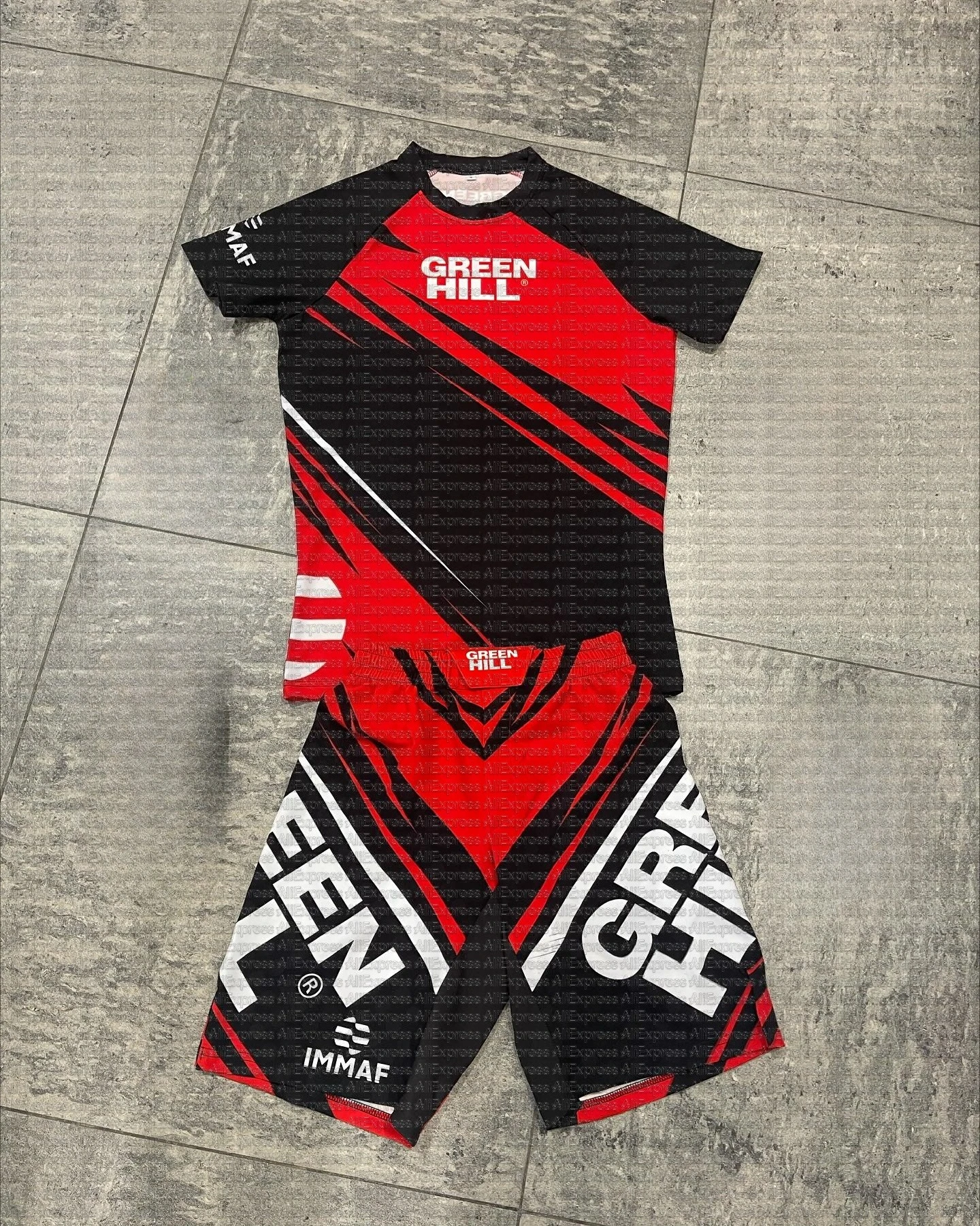 Boxing Shorts and T Shirt Set MMA Sports Shorts Men Women Quick Dry Fighting Kickboxing Pants Gym Martial Arts Training Uniform
