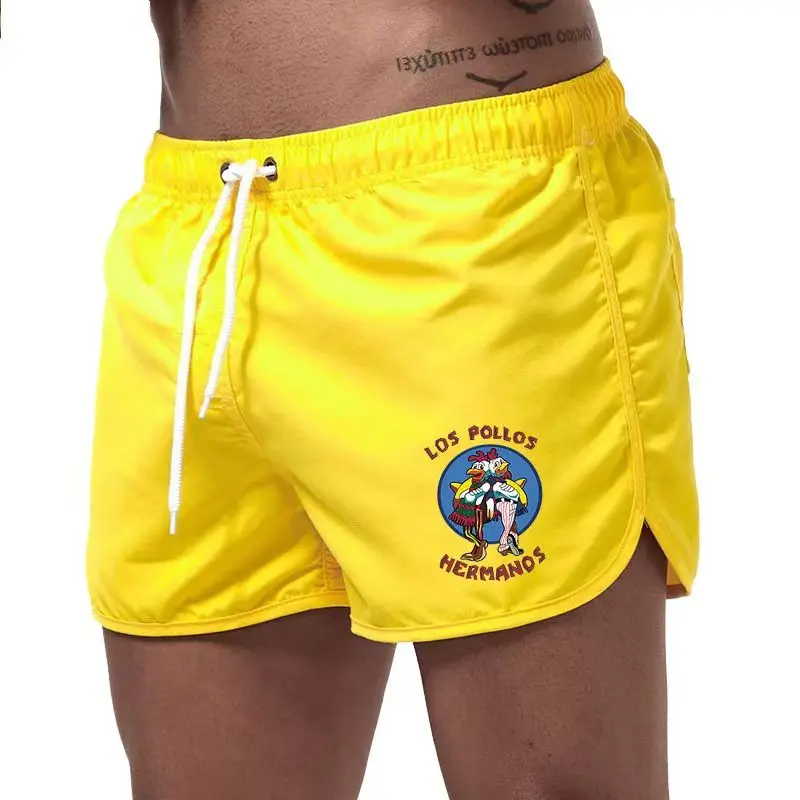 Мужские спортивные купальники, сексуальные пляжные шорты, брюки для доски для серфинга, дышащие и удобные для летней рыбалки, 2025 год, хит продаж