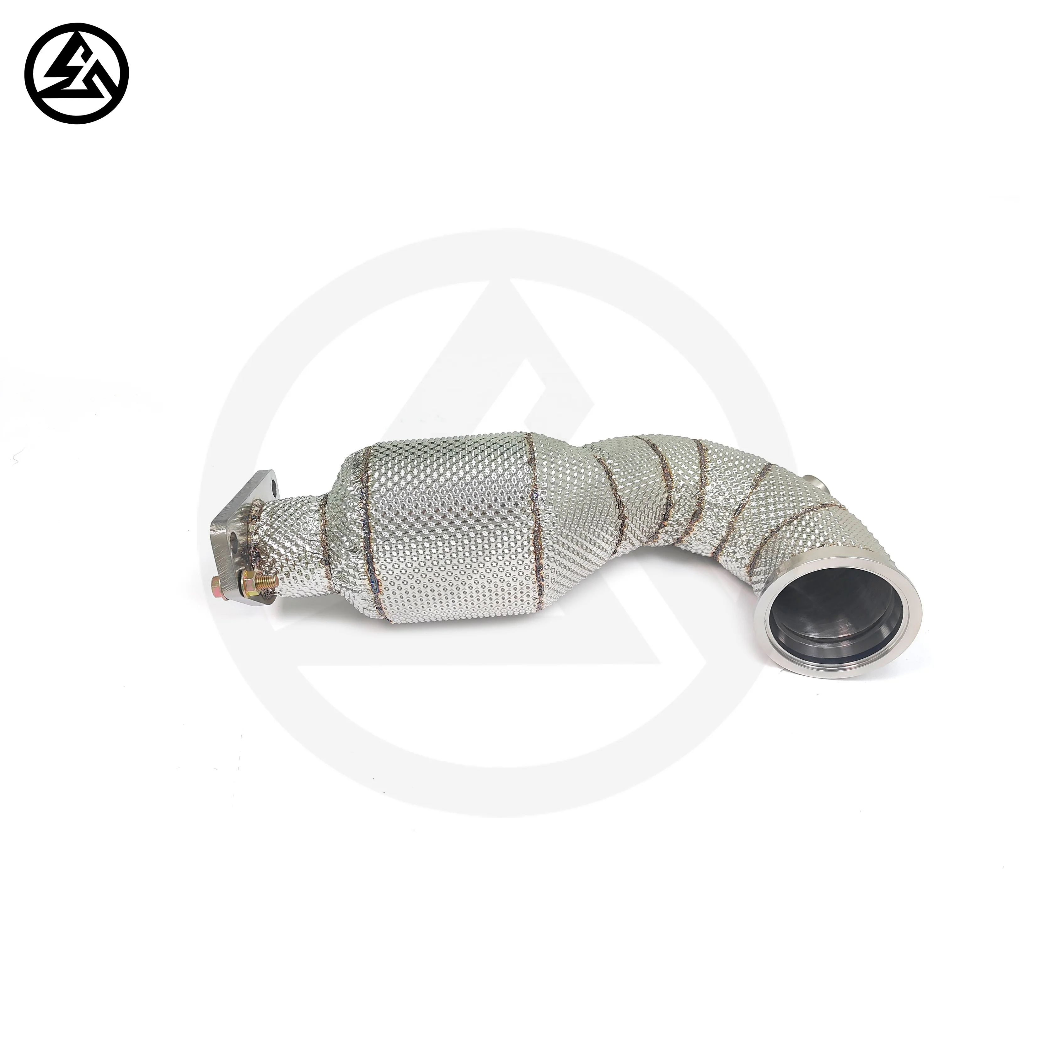 رائجة البيع ملحقات السيارة عالية الجودة رأس الأداء لشركة فيات أبارث 595 500 695 1.4T أنبوب عادم عالي التدفق