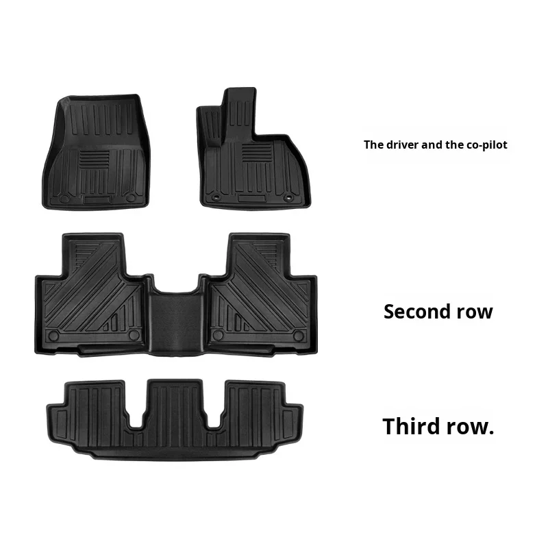 

High QualityDurable2022 New for for Right-Hand Drive Floor Mats Rubber 5mm Thick Letter Pattern Modern Full Set WaterproofCar In