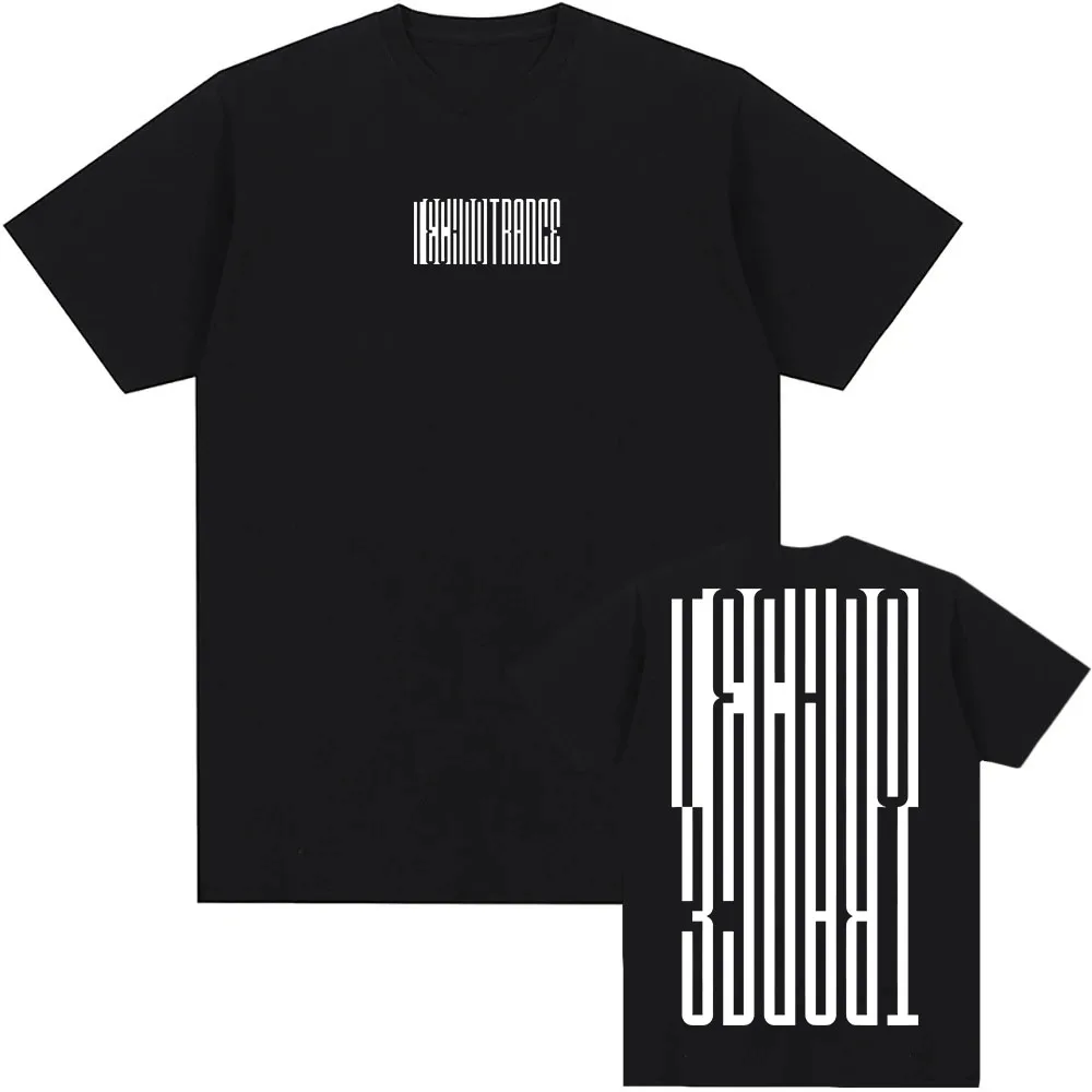 

Techno Trance T-Shirt Black & White Armin Van Buuren Singer Print Tshirts Cotton Short Sleeve Loose Male Tees Streetwear Unisex