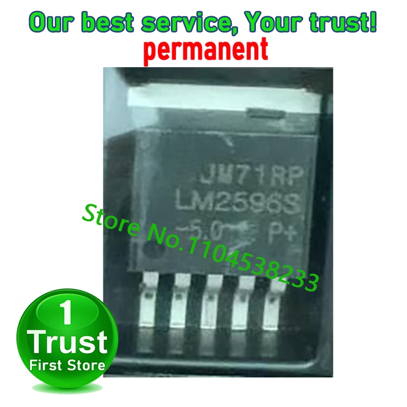 LM2596 10PCS/LOT   LM2596S-5.0V/3.3V/12V/ADJ TO-263-5  Trust First   in stock