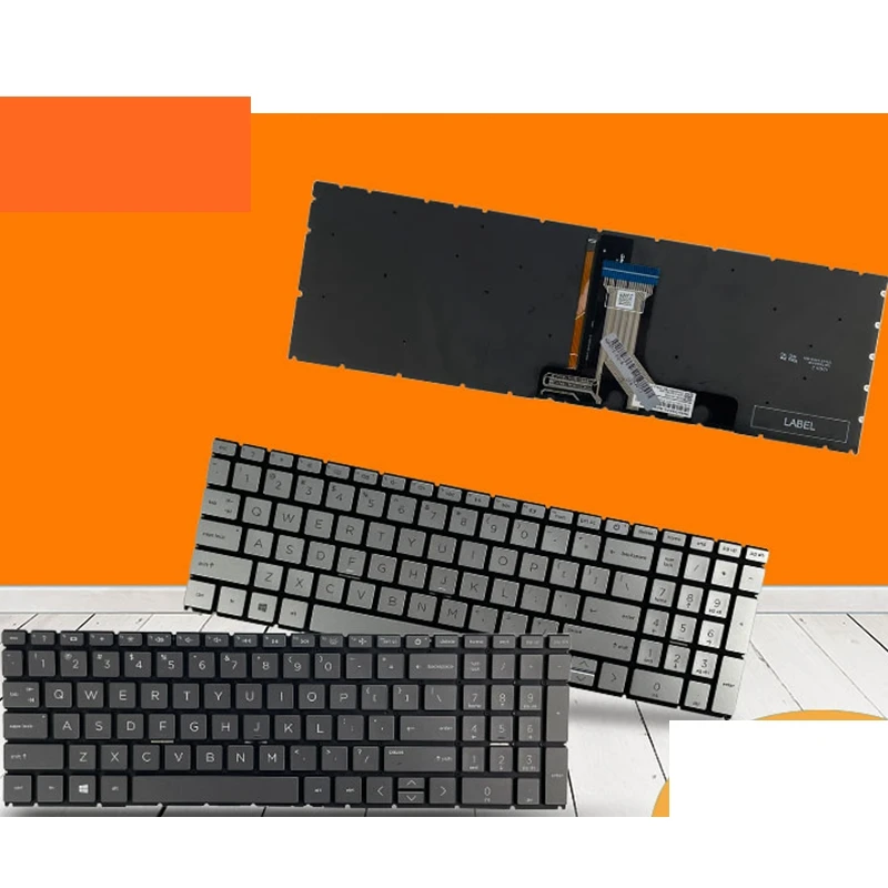 Nowa klawiatura US/RU/SP do HP Pavilion 15-EG 15-EH 15-ER 15M-EH 17-CN 17-CP TPN-Q246 Q245 17S-CU 470 G8 TPN-L140 I140 I139 L139