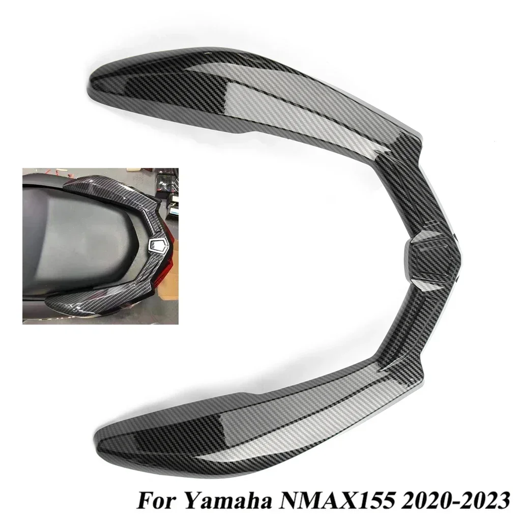 Fit For YAMAHA NMAX 155 NMAX155 N MAX155 Motorcycle Tail Fairing Rear Panels Carbon fiber patterned shell 2020-2023