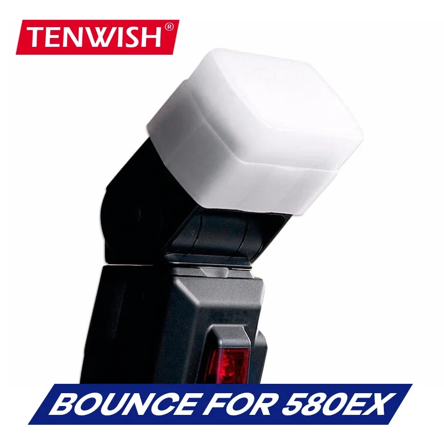 

Flash Diffuser Bounce Dome for Canon Speedlite 580EX II YONNUO YN560III YN560IV YN568 Godox TT685 TT520II TT600 V850II V860 II