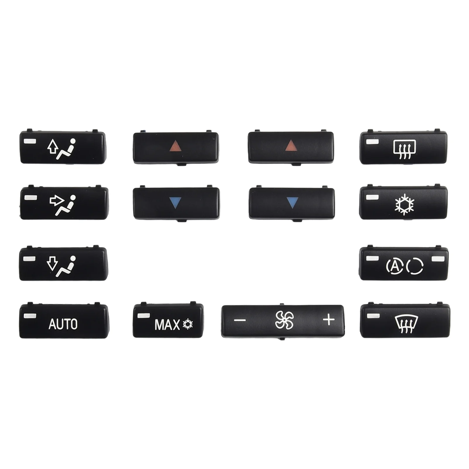 

A/Condition Key Cap Switch Buttons Car Climate A C Control Panel Car Accessories Plastic Replacement Elegant Design