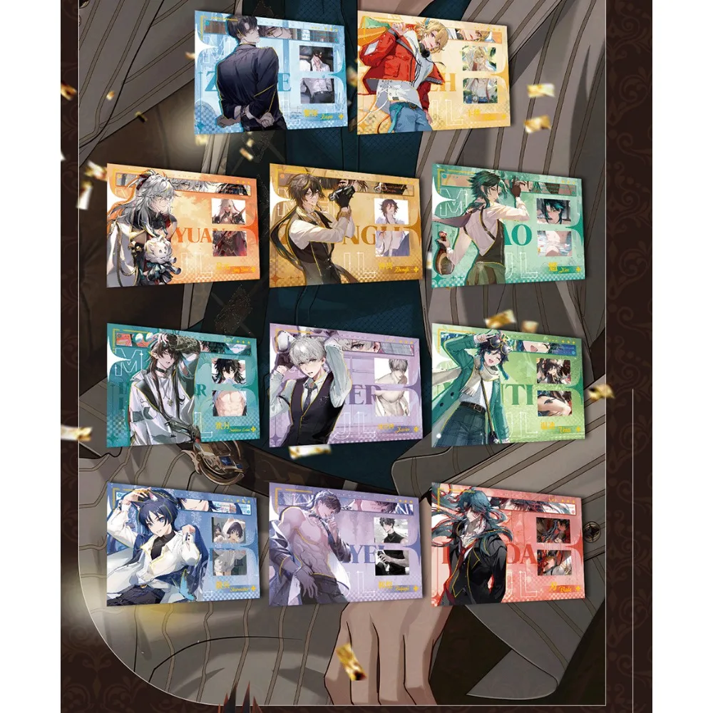 SHENGKA Dream Couple Collection Cards For Child Kids Male God Anime beautiful Boys Idol Dream Character Set completo Card Table Toys