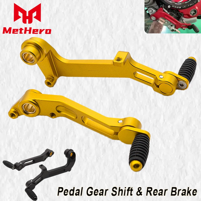 

Motorcycle Pedal Gear Shift&Rear Brake CNC Aluminum MOTO Part For Ducati Multistrada 1200/1200S 950 1200/1200S Pikes Peak