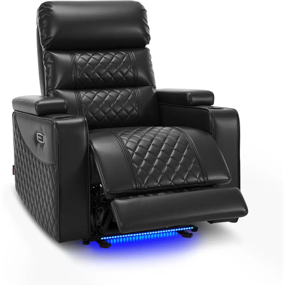 

Power Recliner Chair or Adults, Home Theater Seating with Power rest, SC Certiied, USB & Type C Ports, Armrest Storage & LED Lig