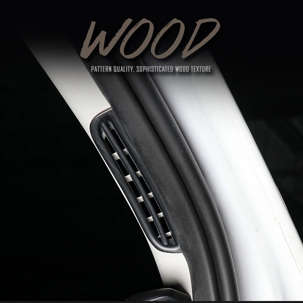 

Wood Grain Styling Front A Pillar Air Condition Vent Outlet Trim Cover For Hyundai Ionip 5 2022 LHD RHD