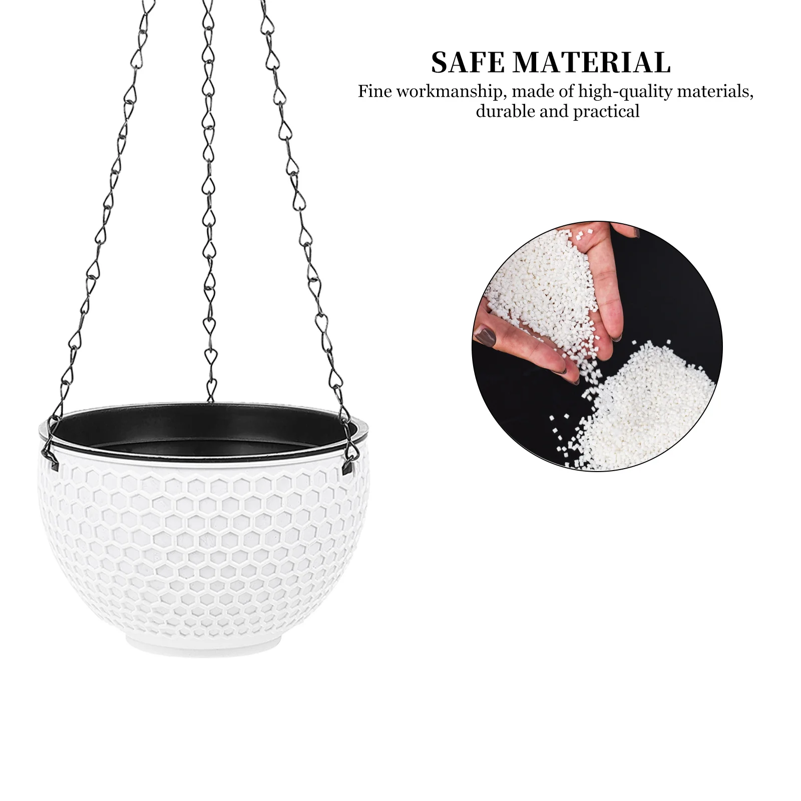 

Hanging Plant Pot Basket for Plants Small Flower Pots Planter outside Wall Container Outdoor