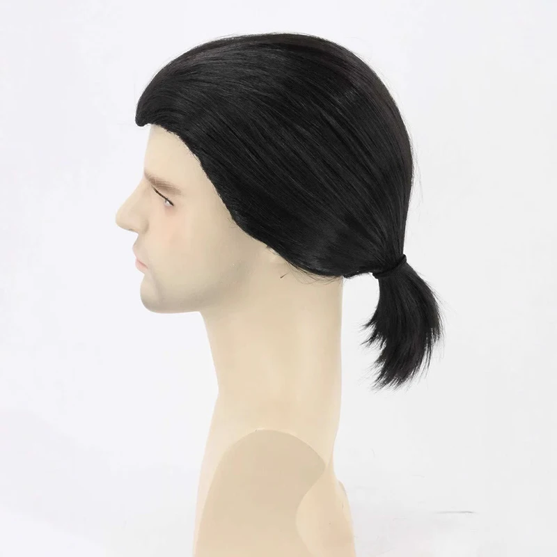 Feest Cosplay Pruik Naar binnen Krul Kort haar Podium Sitcom Kleding Match Widow's Peak Bob Kapsel Bar Hoofddeksels Schouderlengte haar