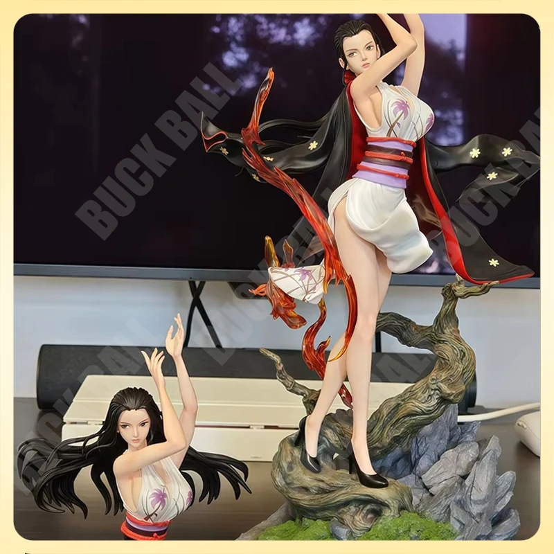 37cm Nico Robin Figure One Piece  Anime Figures 2 Heads Figurine Collection Statue Desk Decoration Ornament Toys Christmas Gifts