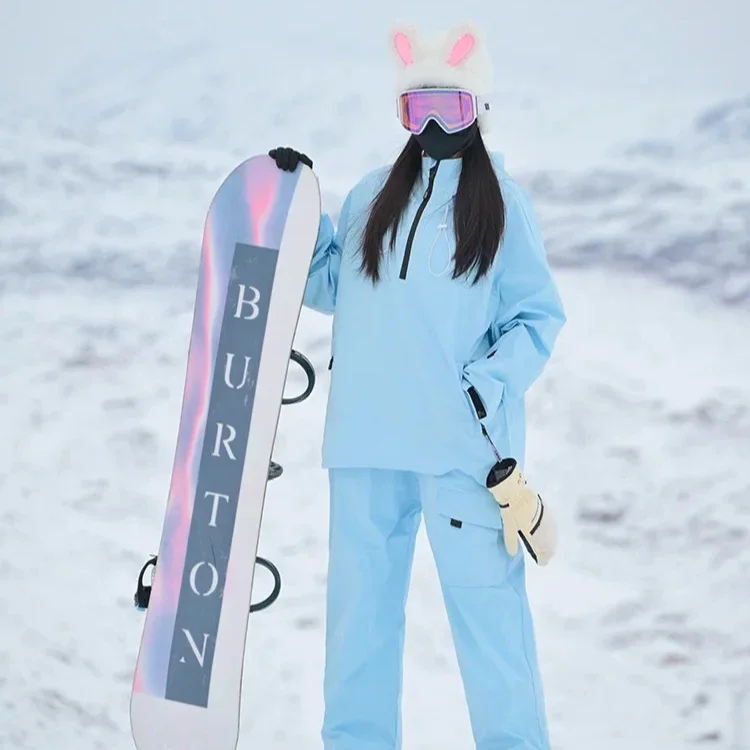 

-30 Warm 5XL Men And Women Wate rproof Rabbit Ears Hat Ski Jacket Snowboar ding Suit Ski Clothes Ski Jac ket And Pant Set OT4