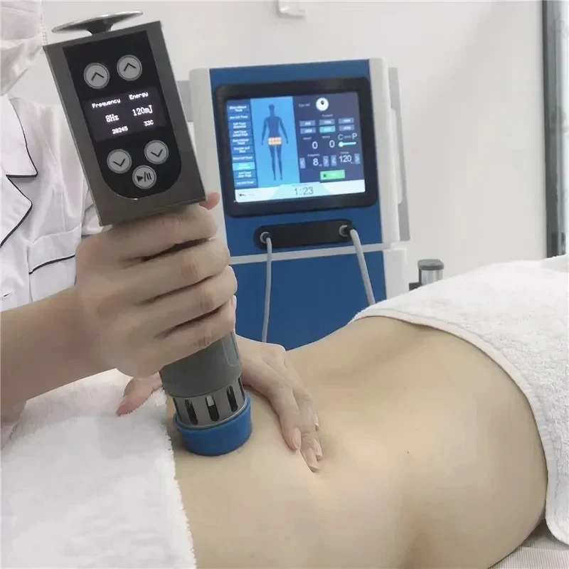 Physiotherapy Pneumatic Electromagnetic Shockwave Therapy Double Wave Machine For Pain Relief - Image 2