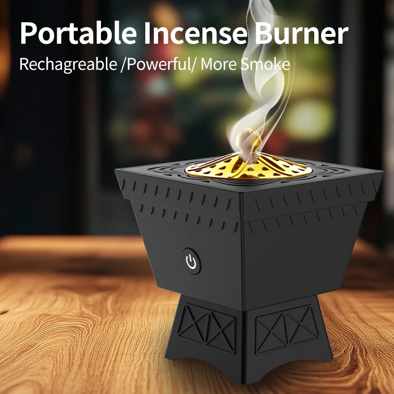 Wholesale Portable Rechargeable Booker Hall Electric Incense Burner Arabian Oud Middle Eastern Aromatic Booker Hall Burner Cheap