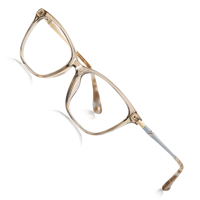 GENEVIEVE تصميم جديد كلاسيكي بسيط على شكل عين القطة بتصميم فريد من نوعه نظارات فوتوكروميك مضادة للضوء الأزرق وصفة طبية قابلة للتخصيص #6