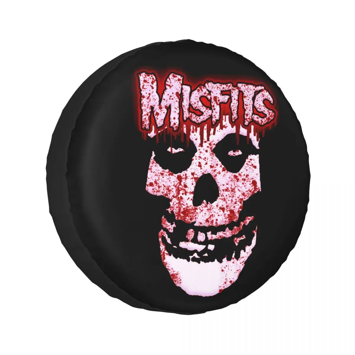 

Изготовленный на заказ чехол для запасного колеса Misfits Skull для Jeep SUV RV 4WD прицепа 4x4, защитные чехлы для колес 14 дюймов, 15 дюймов, 16 дюймов, 17 дюймов