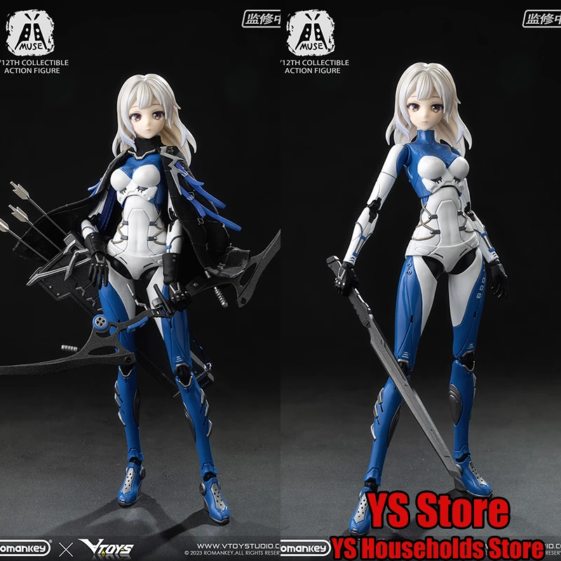 

Romankey X VTOYS 1/12 MUSE Movable Female Action Figure Delicate Weapon Bow Arrow Accessory 6Full Set Mobile Suit Girl Dolls