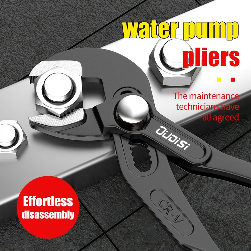 1pc multifunctional water pump tongs, universal wrenches with large openings that can be quickly adjusted, water heating wrenche