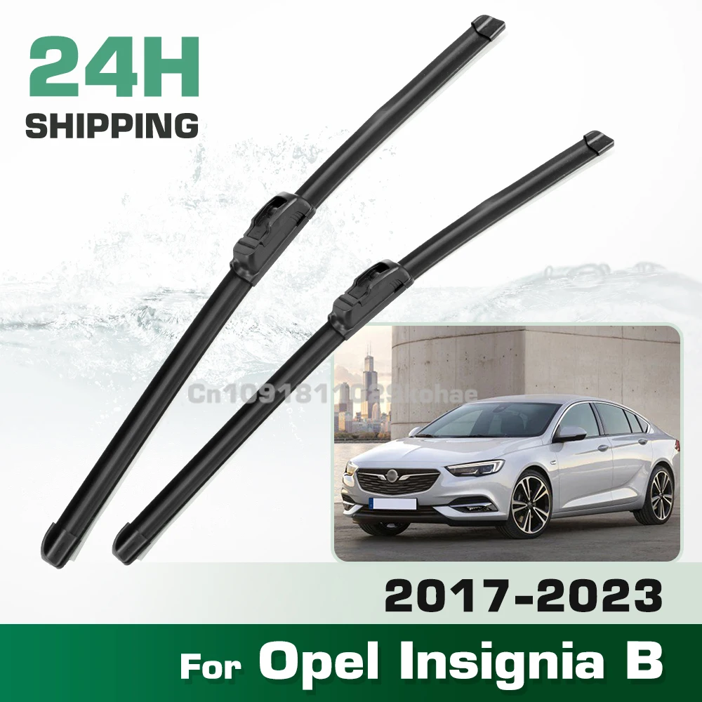 

For Opel Insignia B 2017-2023 2018 2019 2020 2021 2022 LHD&RHD Front Wiper Blades Windshield Windscreen Window Brush 24"+20"