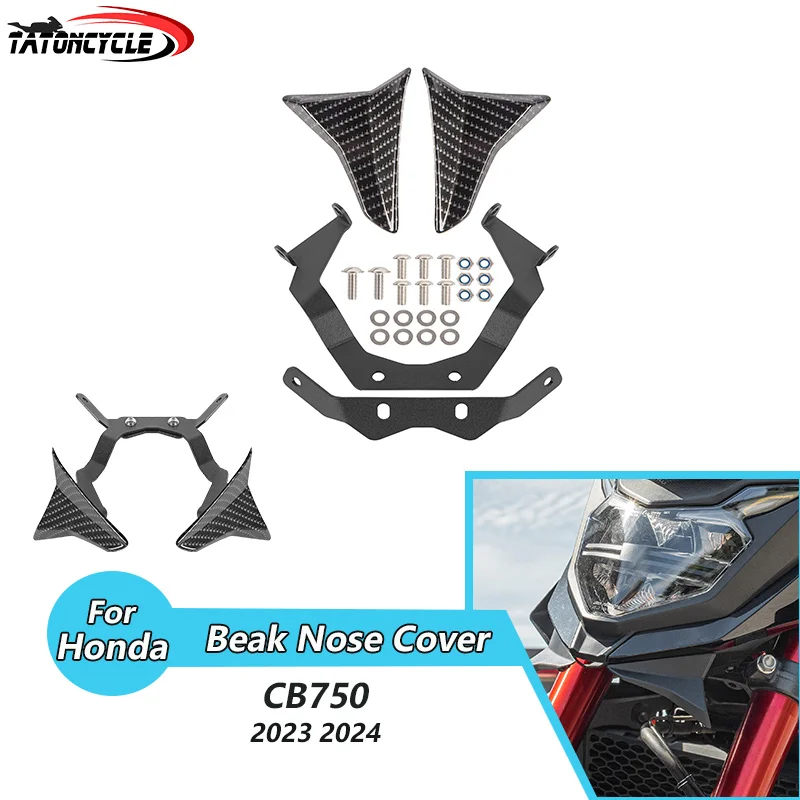 

Motorcycle Front Beak Fender Extender Nose Fairing Cowl Extension Wheel Cover For Honda CB750 Hornet CB 750 2023 2024