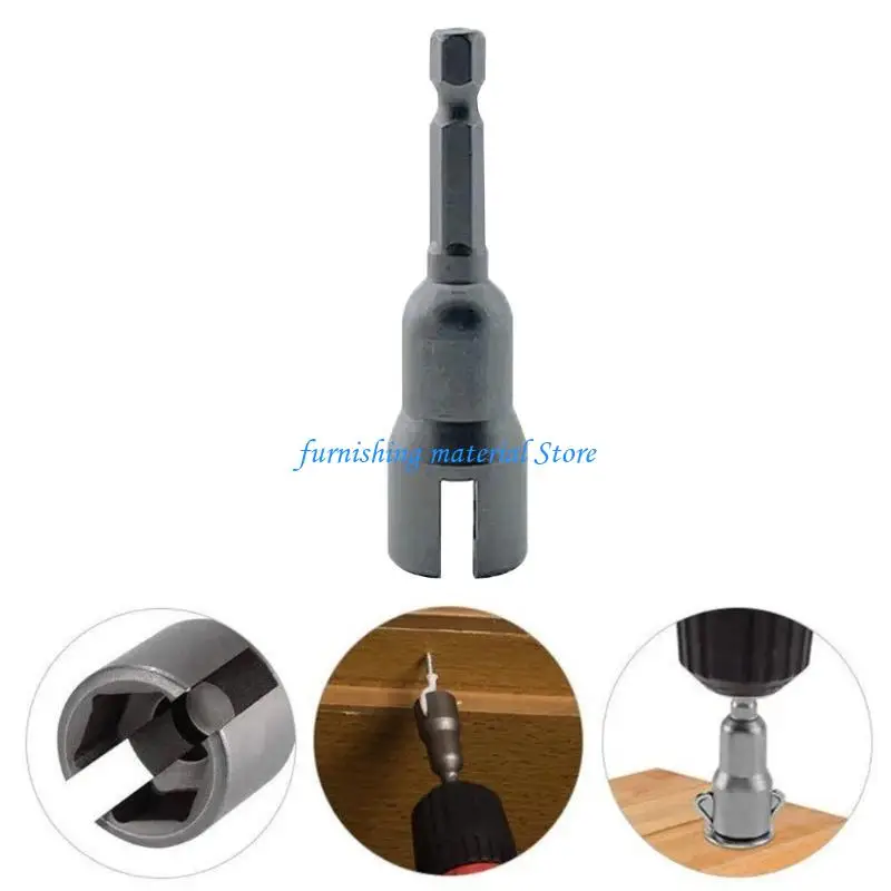 Y5GD Butterfly Bolt Socket Wrenches Shank Socket Adapters Nut for Power Tool Slotted