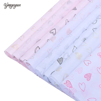 10 yaprak kağıt sarma yaratıcı aşk DIY zanaat çiçekler hediye kutusu ambalaj düğün parti ev dekorasyon malzemeleri 50cm * 70cm