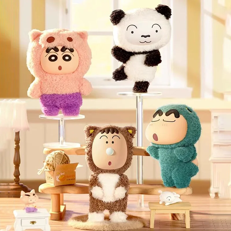 

Anime Crayon Shin-Chan Cos Buriburi Zaemon Plush Pendant Blind Box Figure New Vinyl Doll Ornament Cute Nohara Shinsuke Girl Gift