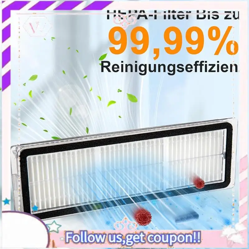 

Прочный для робота-пылесоса L10s Ultra/L10 Ultra, основная боковая щетка, фильтр Hepa, накладка для швабры, мешки для пыли, аксессуары