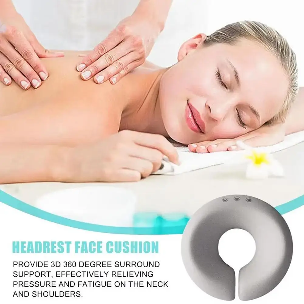 Almohada facial para abajo, mesa de masaje maestro de Spa, reposacabezas Universal, cojín facial, mesa de masaje de Spa suave, silla, almohada facial de espuma