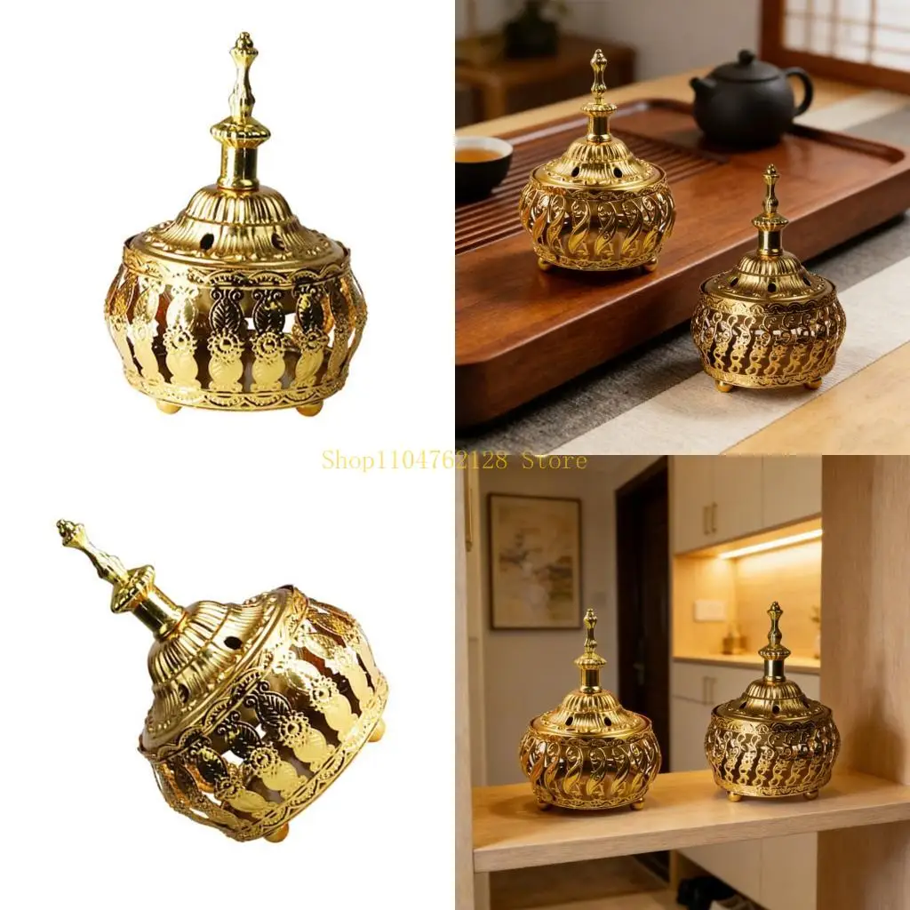 Middle Eastern Iron Fragrances Incenses Burners Scented Diffuser Desktop Decors best sale
