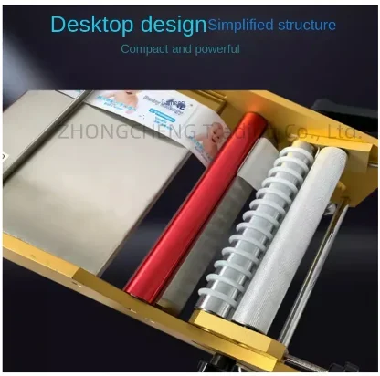Manual Round Bottle Labeling Machine Honey Walnut Can Self-adhesive Manual Labeling  Red Wine Bottle Labeling Machine