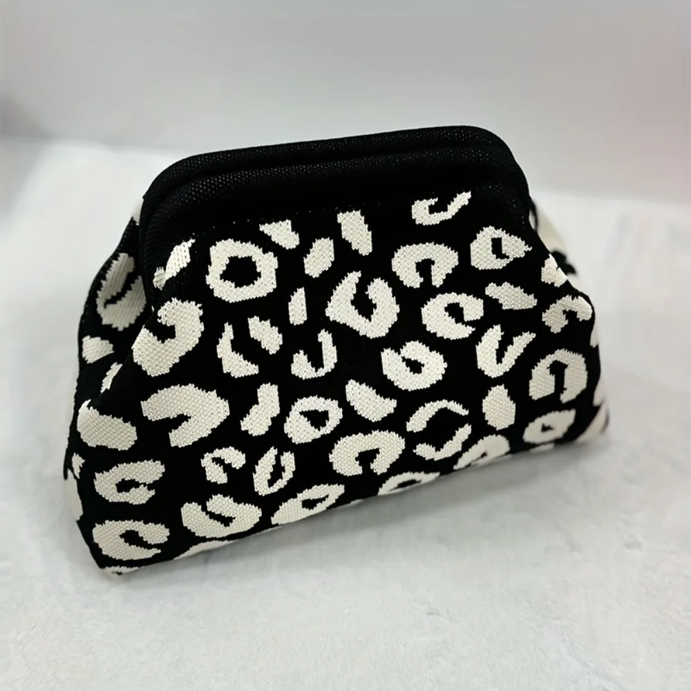 Aus China: Gestrickte Kosmetiktaschen mit großer Kapazität für Damen, Reiseaccessoires, Aufbewahrung von Kosmetik- und Hautpflegeprodukten – Detail 2