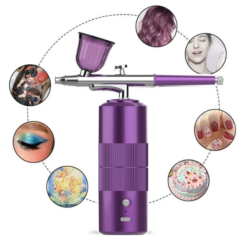 

Нано-кислородный инжектор высокого давления, многофункциональный бытовой спрей, пистолет-распылитель для татуировок, увлажнитель для лица, USB-пополнитель воды, маникюр