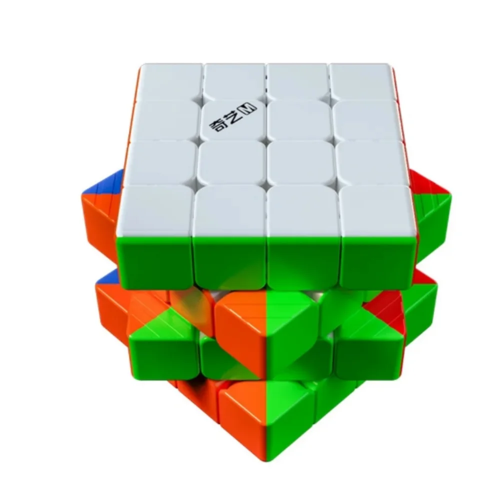 QiYi-M Pro Speedcube Magnético, Cubo Mágico, Puzzle Velocidade Profissional, Brinquedos Presente das Crianças, 4x4x4