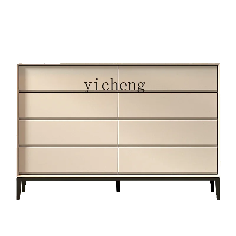 

solid wood chest bedroom modern simple entrance cabinet bedside locker home decoration