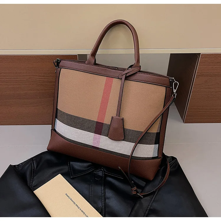 Retro-splicing-tas voor dames uit 2025 - Designer - Stijl, veelzijdige handtas met textuur