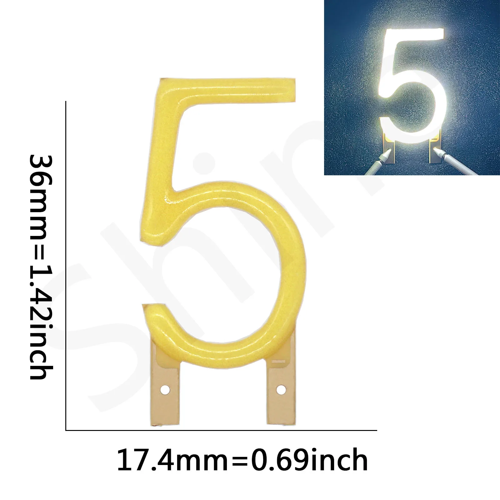 LED COB Edison DC 3V LED numero filamento candela bianca LED diodi decorazioni per feste natalizie accessori per lampadine fai da te