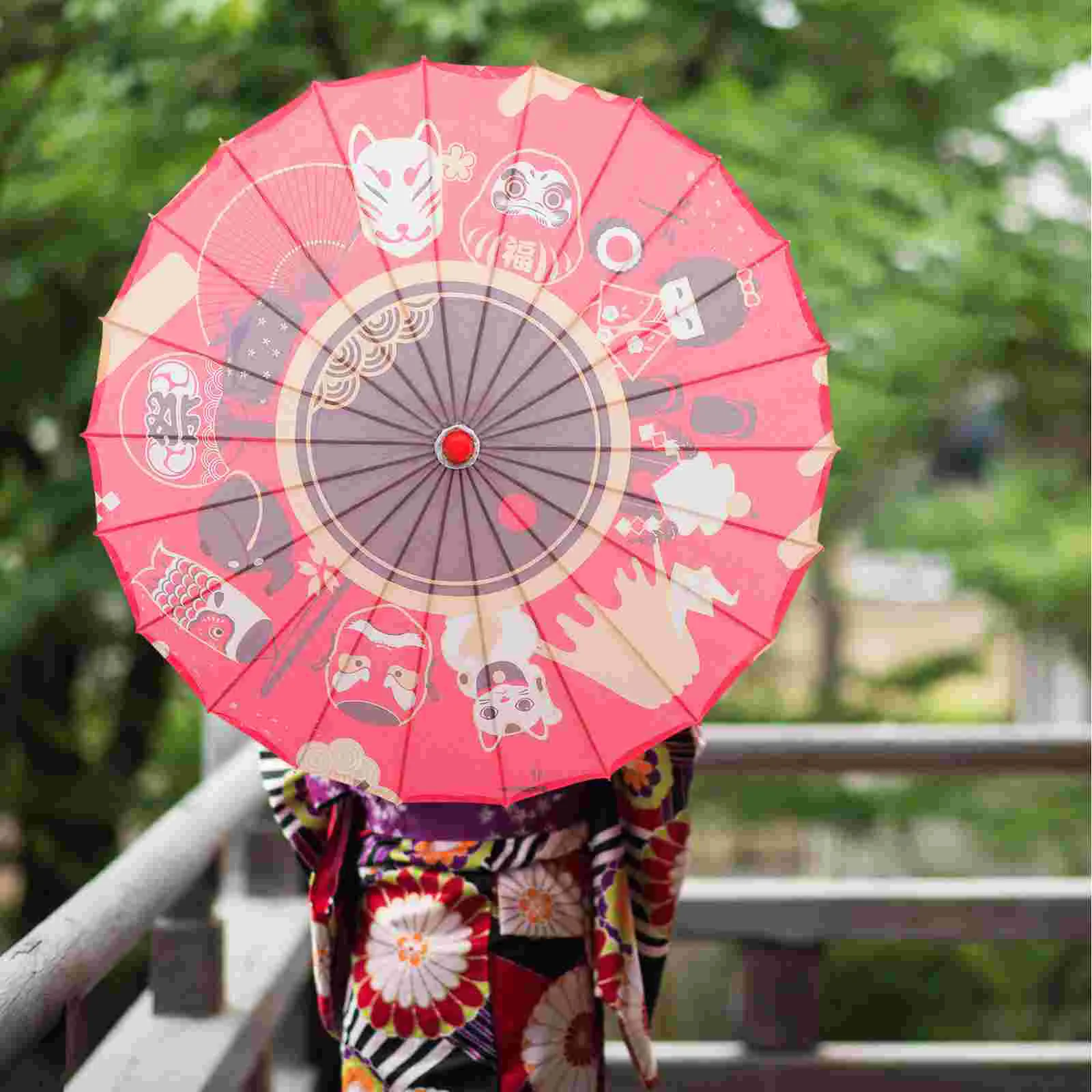 Umbrellas Japanese Oil Paper Party Decoration Japanese-style Props Photography Vintage Costume Child