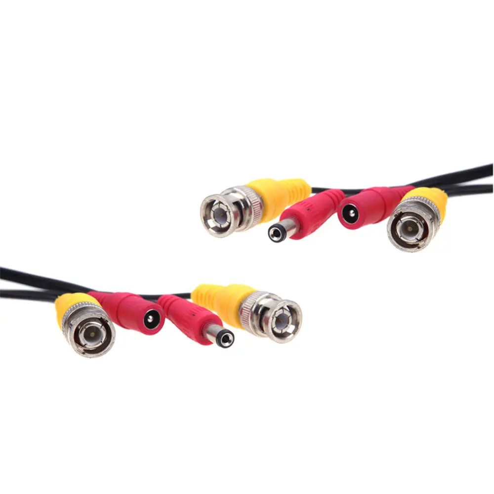 BNC Cable 10M Power Video Plug And Play Cable For CCTV Camera System Security Free Shipping