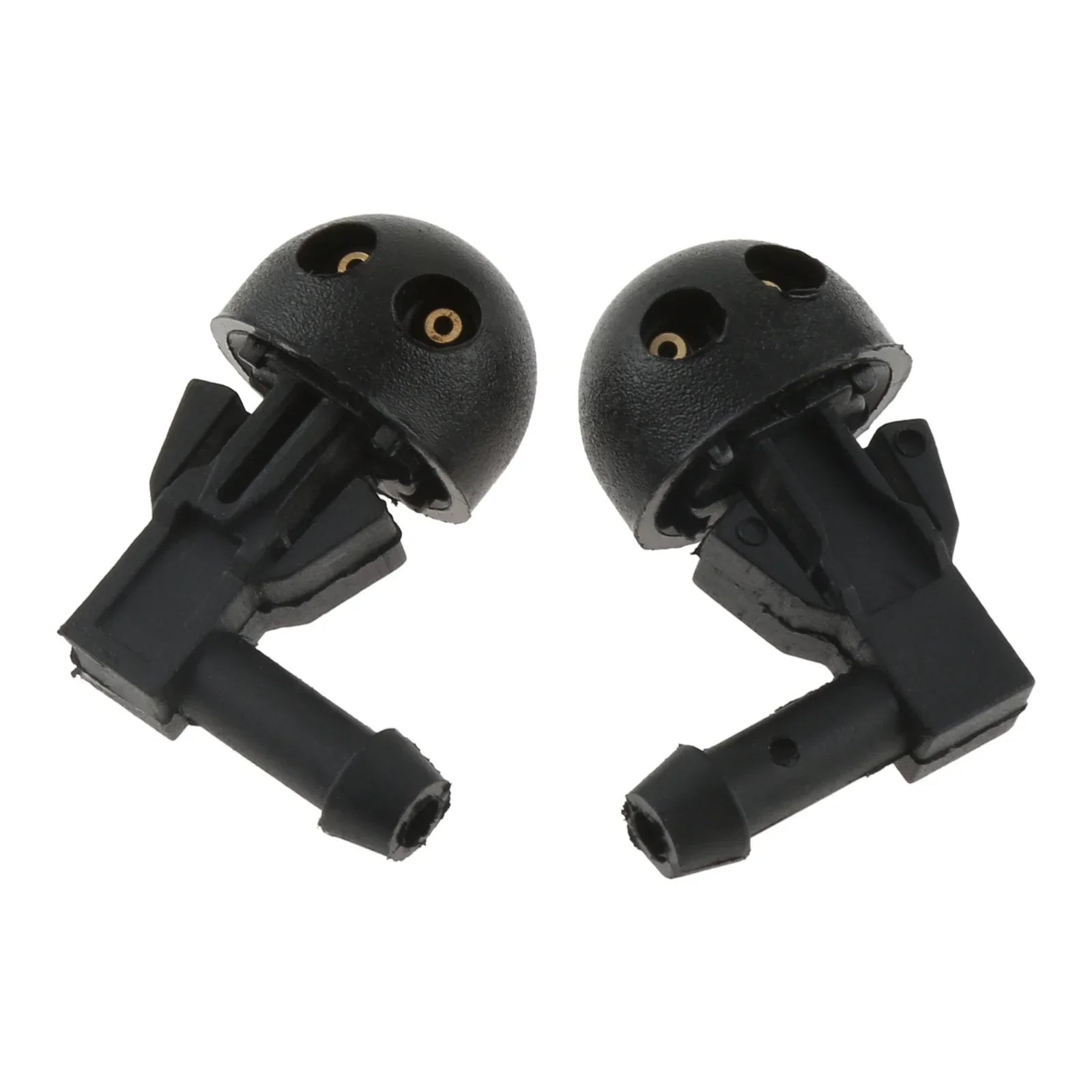 2Pcs 6438AV 6438E6 6438J2 Black Plastic Car Front Windshield Wiper