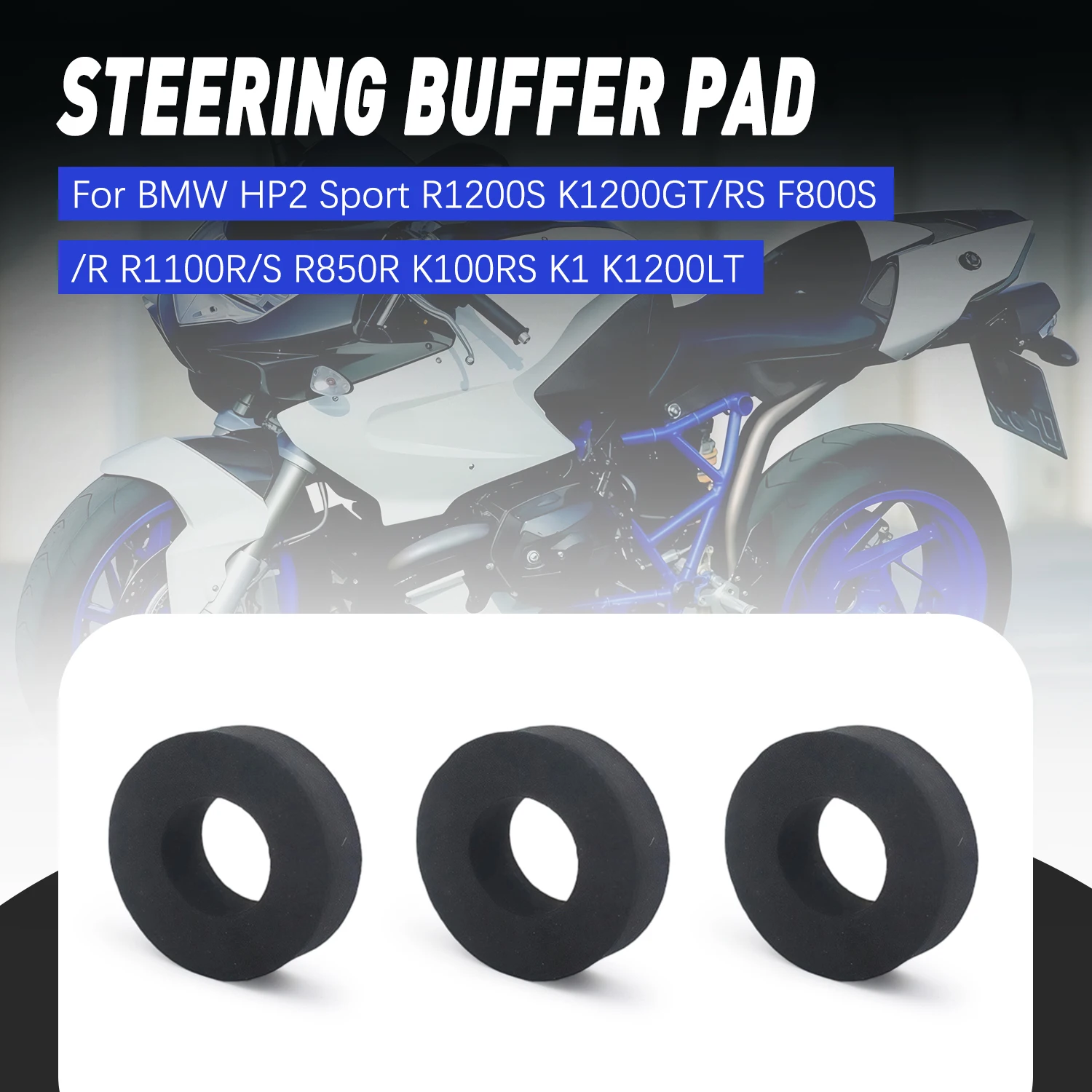 For BMW HP2 Sport S1000R RnineT R1200GS R1200RT R1200GS R1200R R1200RS Steering cushioning cushion Motorcycle