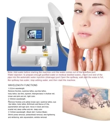 Best Seller Beauty Machine Portable Q-switch ND YAG Rimozione del tatuaggio Rimozione della pigmentazione Peeling al carbonio