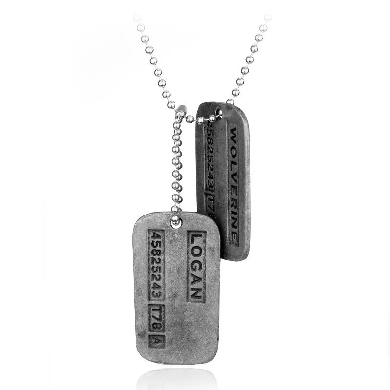 Film x-men Wolverine collier super-héros Logan pendentif Cosplay accessoires Deadpool meilleurs amis coeur collier cadeaux de noël