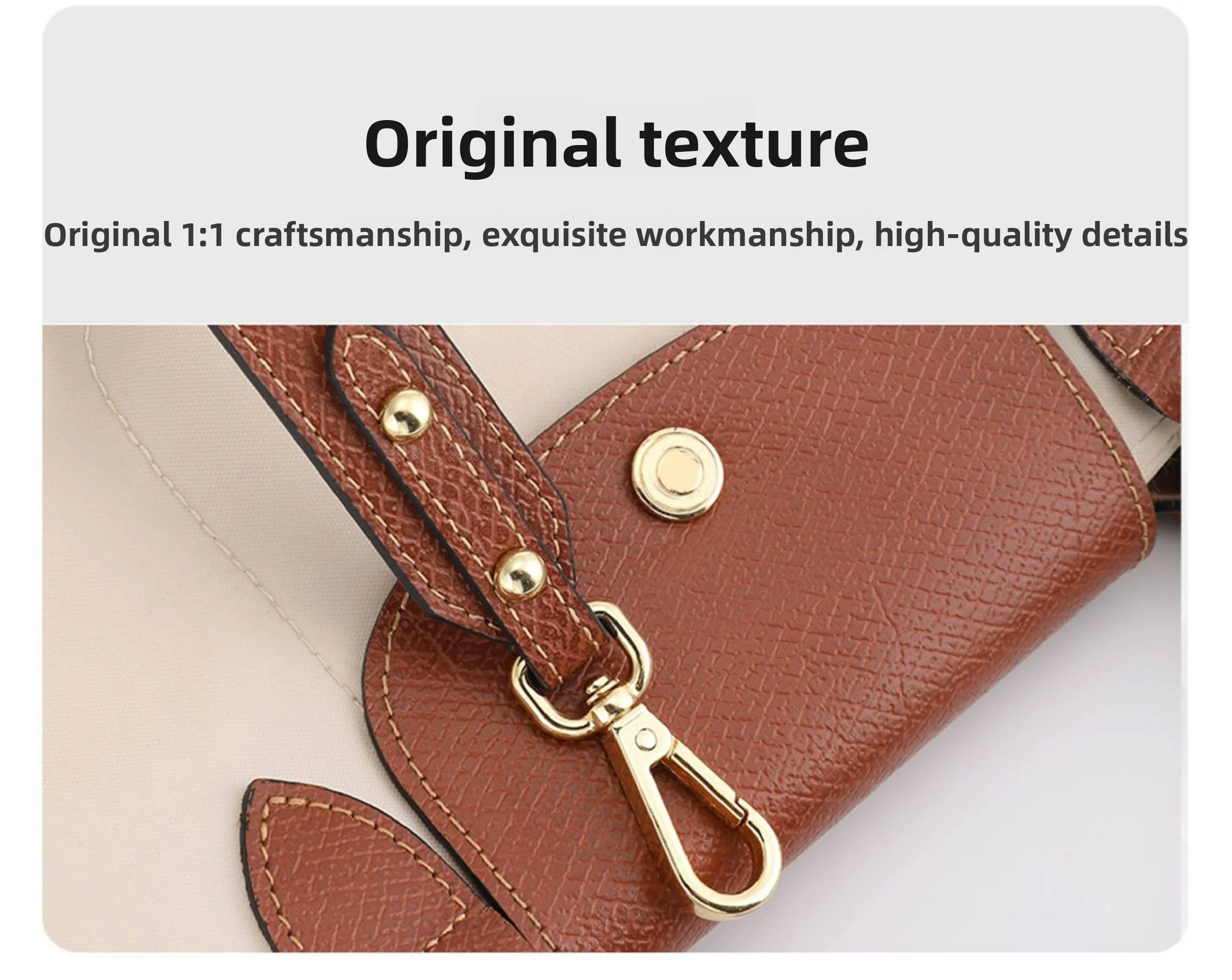 Leather Bag Shoulder Strap for Longchamp S Durable Leather Bag Strap Conversion Kit for Women Crossbody Bags