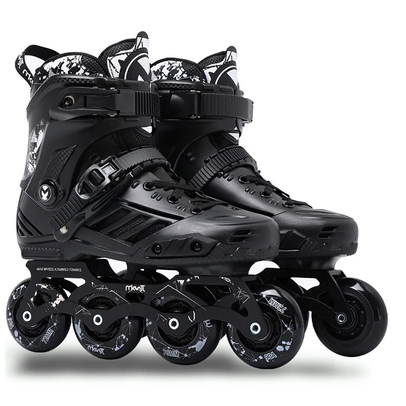 Inline Roller Skates Adult Wheels for Rollers 80mm Skates Wheels Roller Sneakers 4 Wheels Skate Shoes Sneakers with Rollers