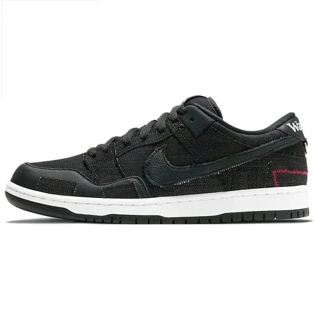 Nike SB Dunk Low Pro Black Gum CD2563-006 Comfortable And Versatile Low-top Board Shoes For Men And Women